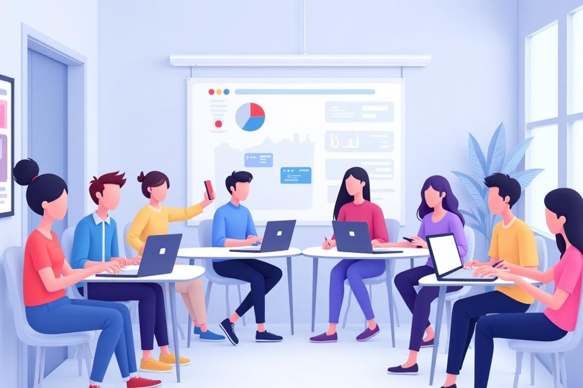 Students making payments online